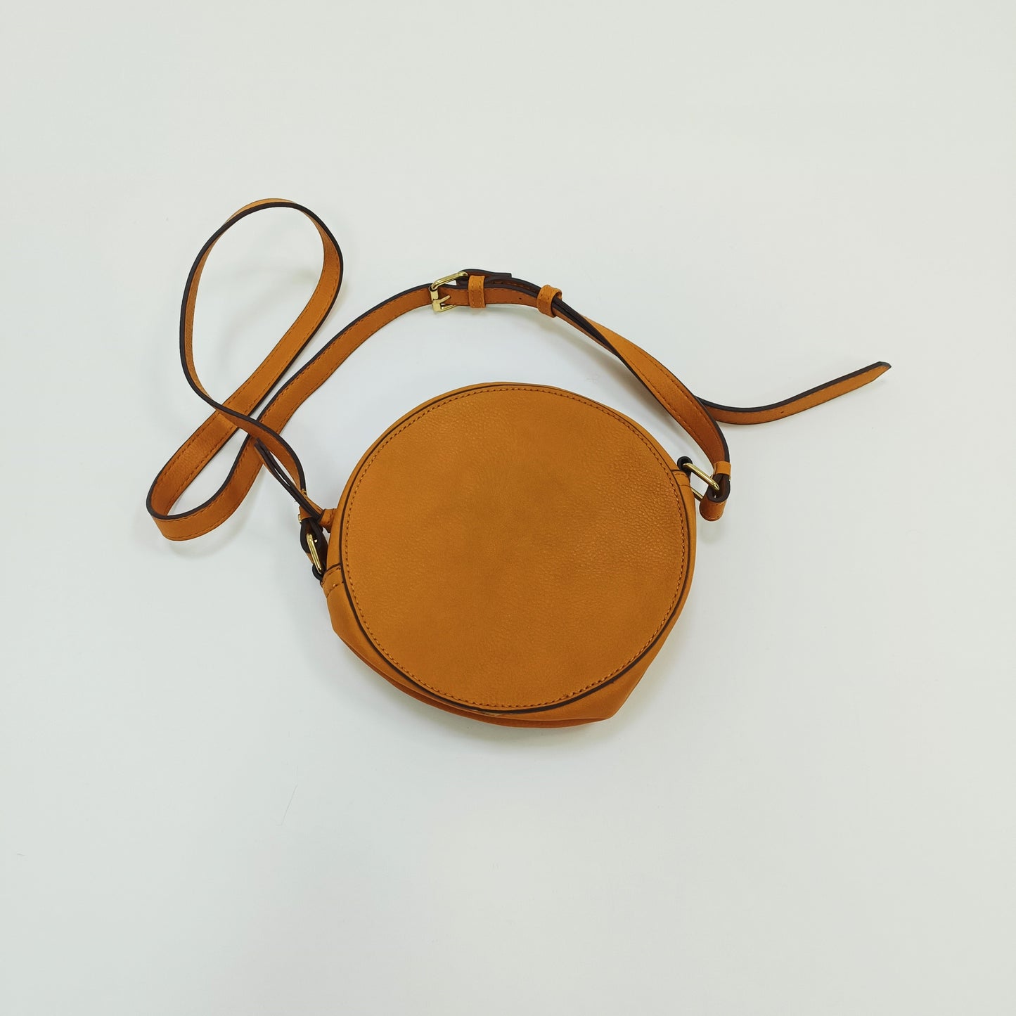 Mustard Circle Crossbody Bag ONE Size | Preloved