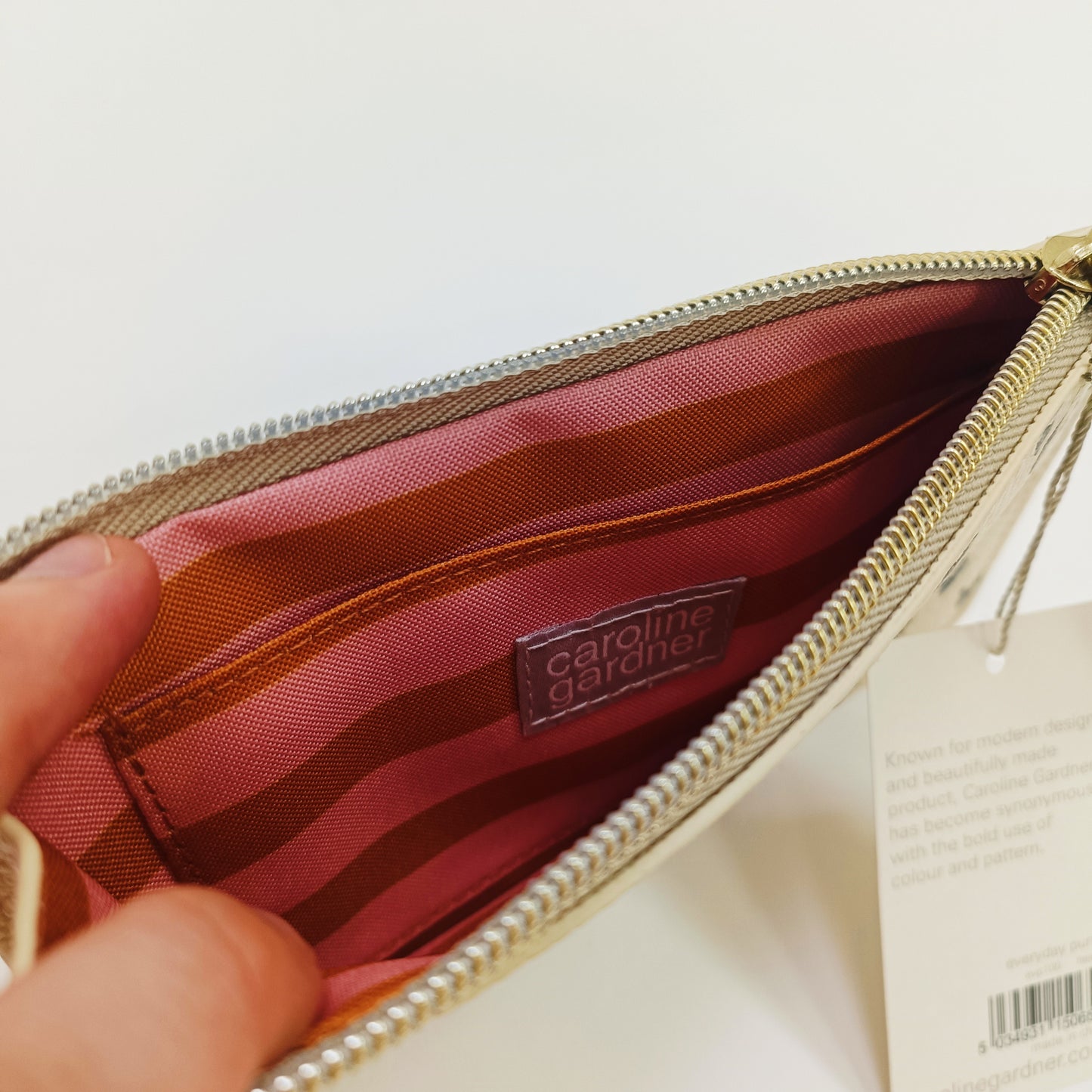 Monochrome Hearts Zip Coin Pouch ONE Size | Preloved