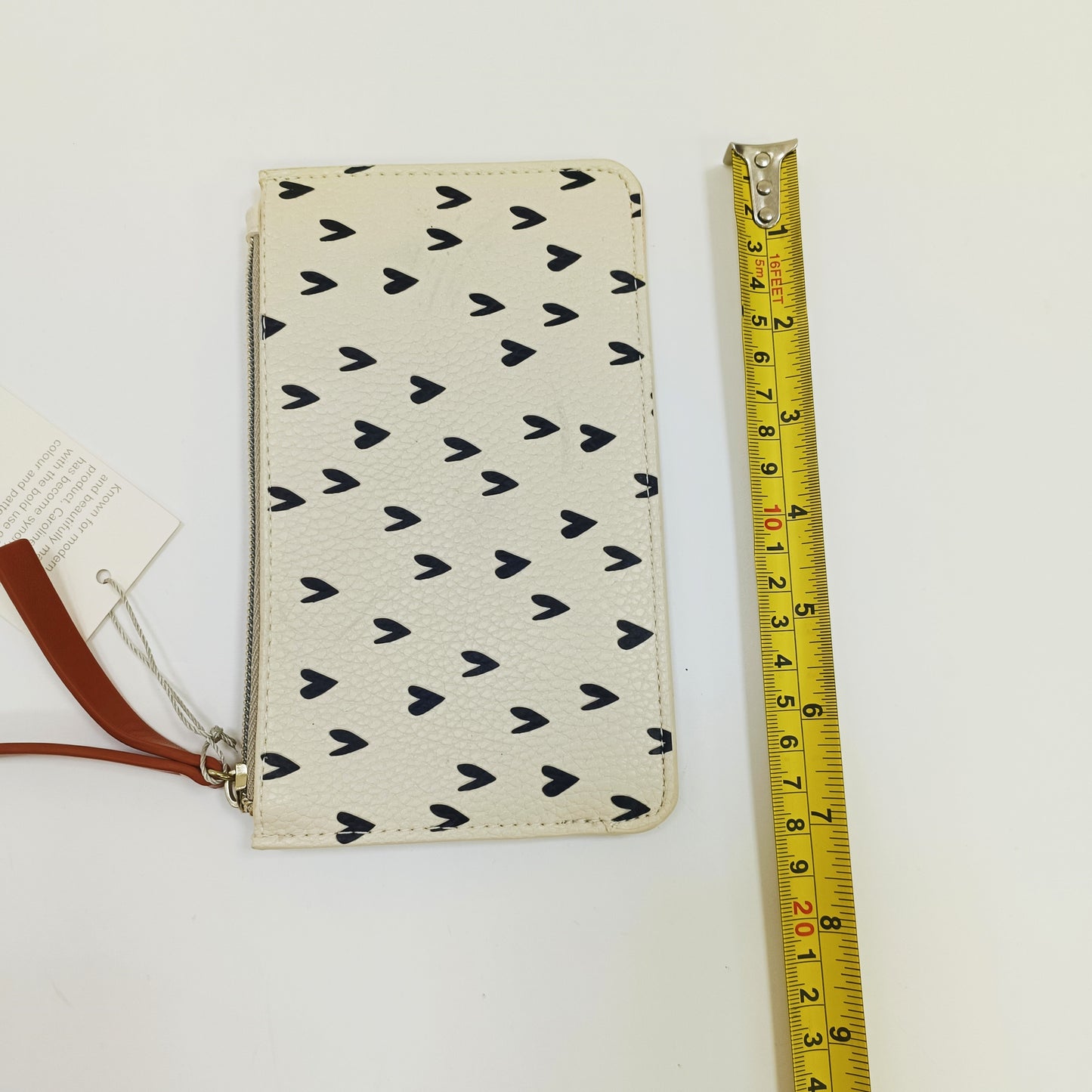 Monochrome Hearts Zip Coin Pouch ONE Size | Preloved