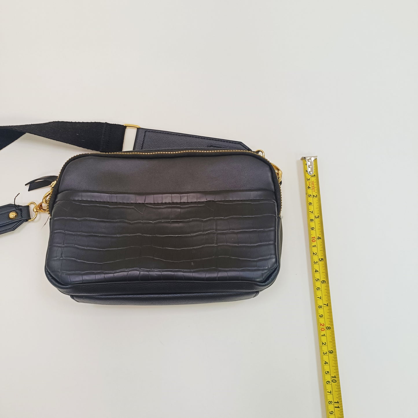Black Crossbody Multicompartemnt Bag ONE Size | Preloved