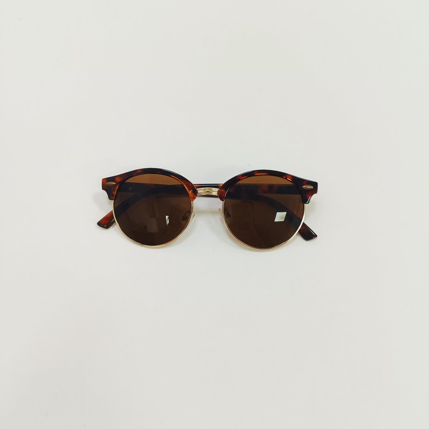 Brown Tortoiseshell Round Sunglasses ONE Size | Preloved