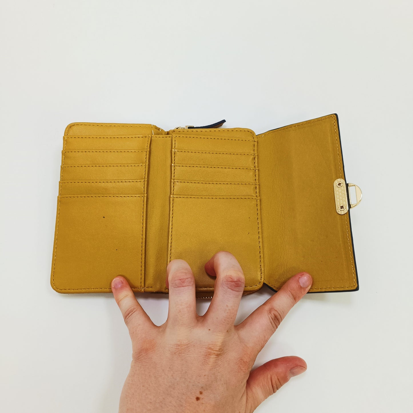 Mustard Two Section Purse ONE Size | Preloved