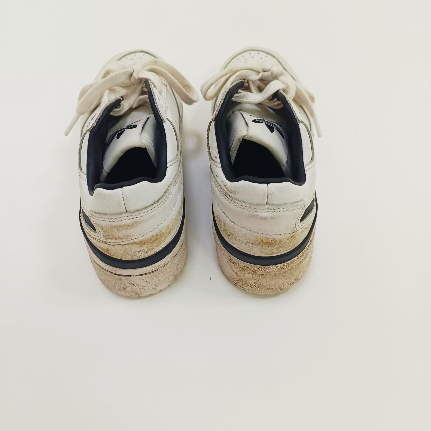 Adidas Black & White Chunky Trainers Size 4 | Preloved