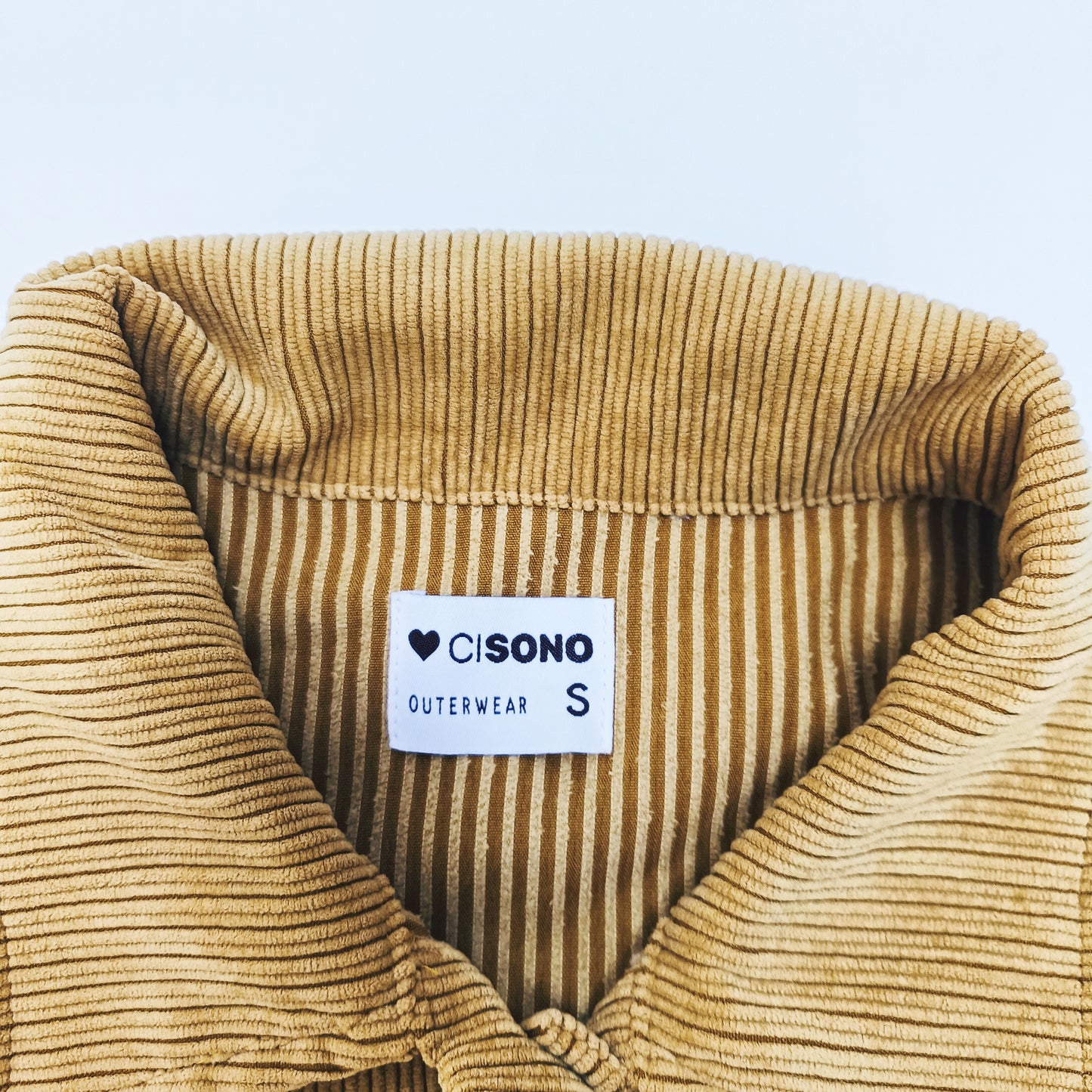 Mustard Yellow Chunky Corduroy Womens Shacket Size Small | Preloved