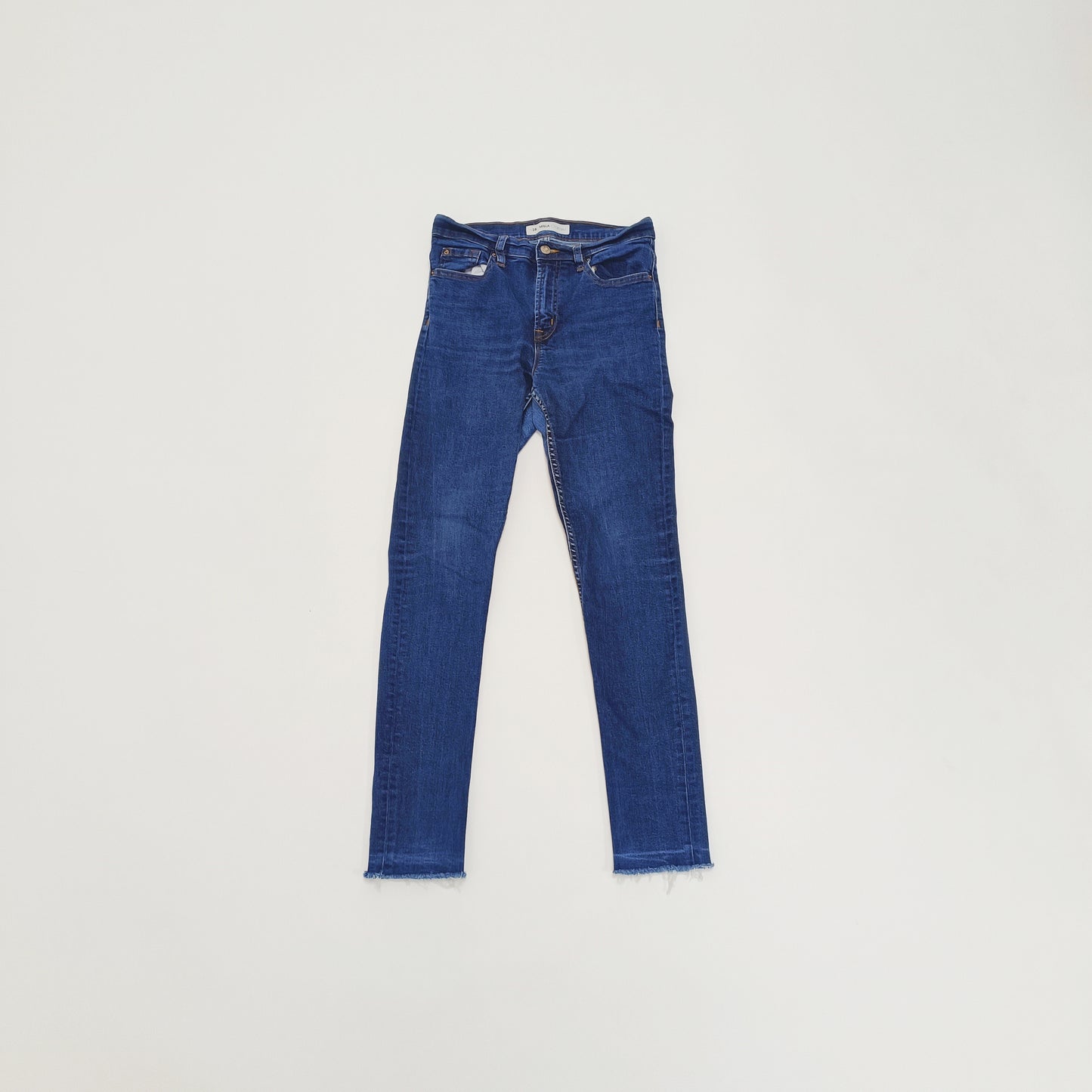 Dark Wash High Waist Super Skinny Jeans Size Small | Preloved