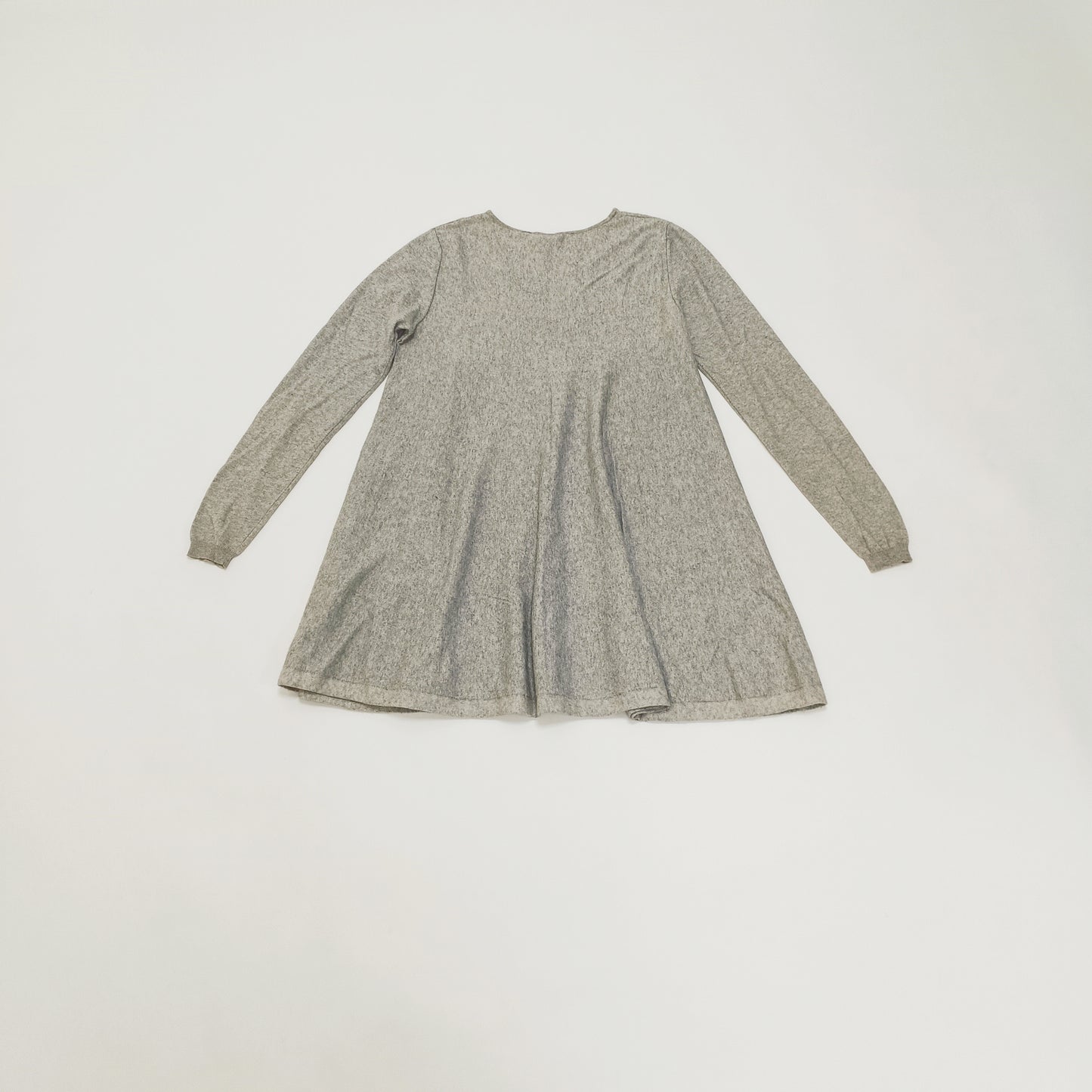 Grey Flared Mini Dress Size Medium | Preloved