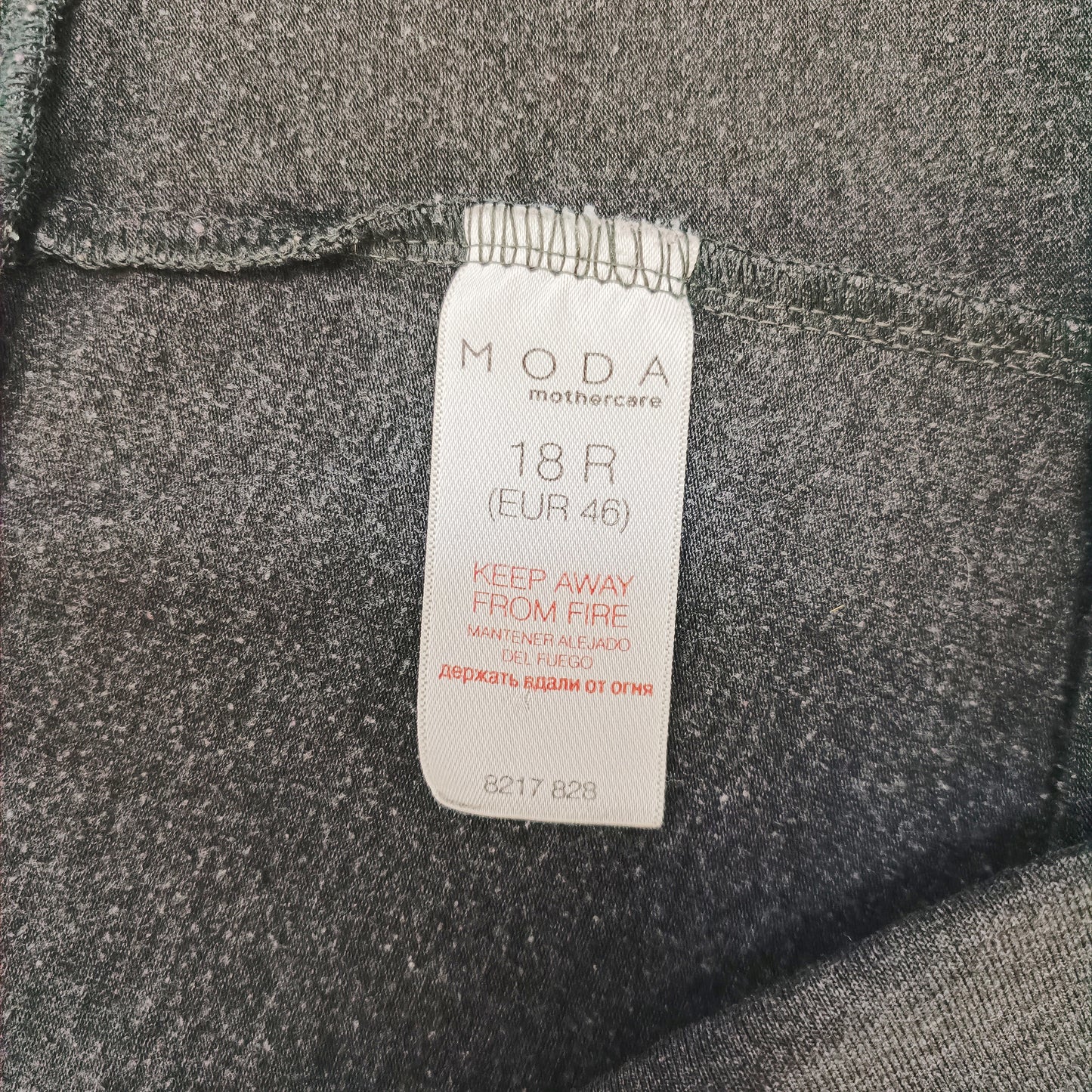 Grey Stretch Fit Flared Leggings Size Large | Preloved
