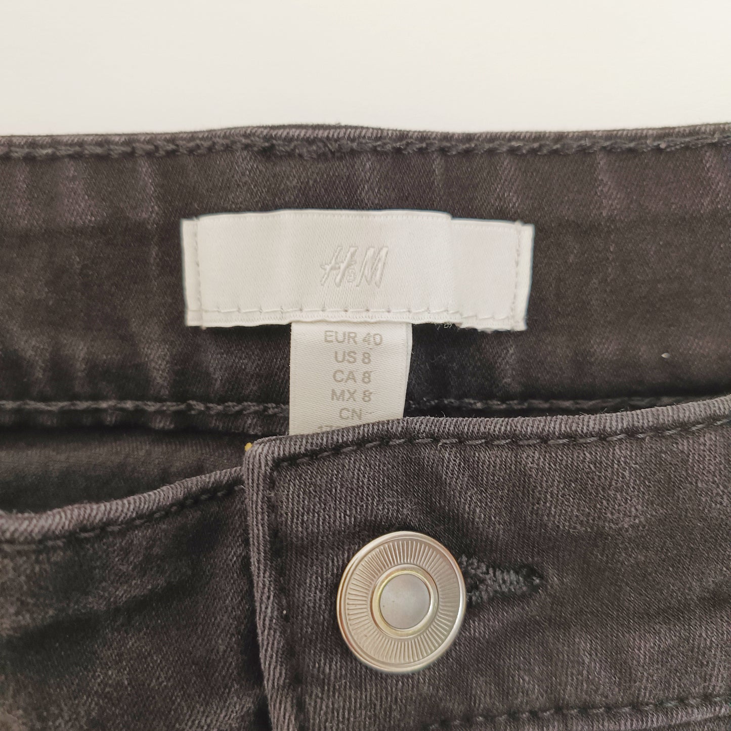 Black High Waist Skinny Jeans Size Medium | Preloved