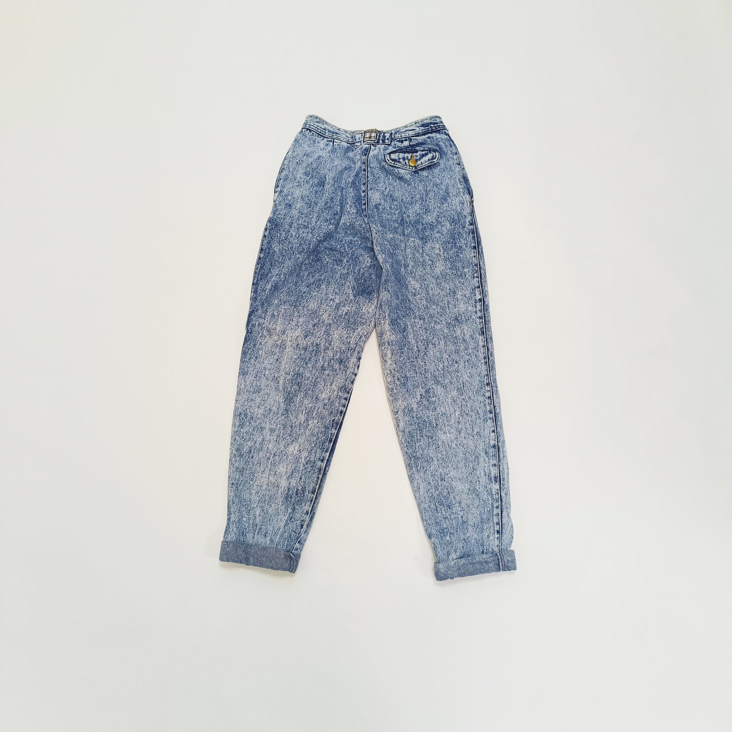 High Waist Vintage Acid Wash Mom Jeans Size Small | Preloved