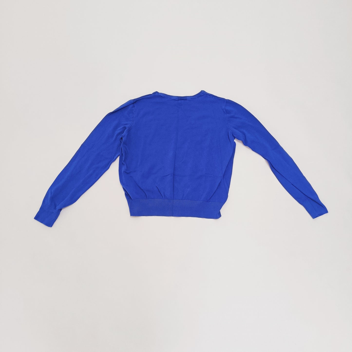 Electric Blue Lightweight Womens Jumper Size Medium | Preloved