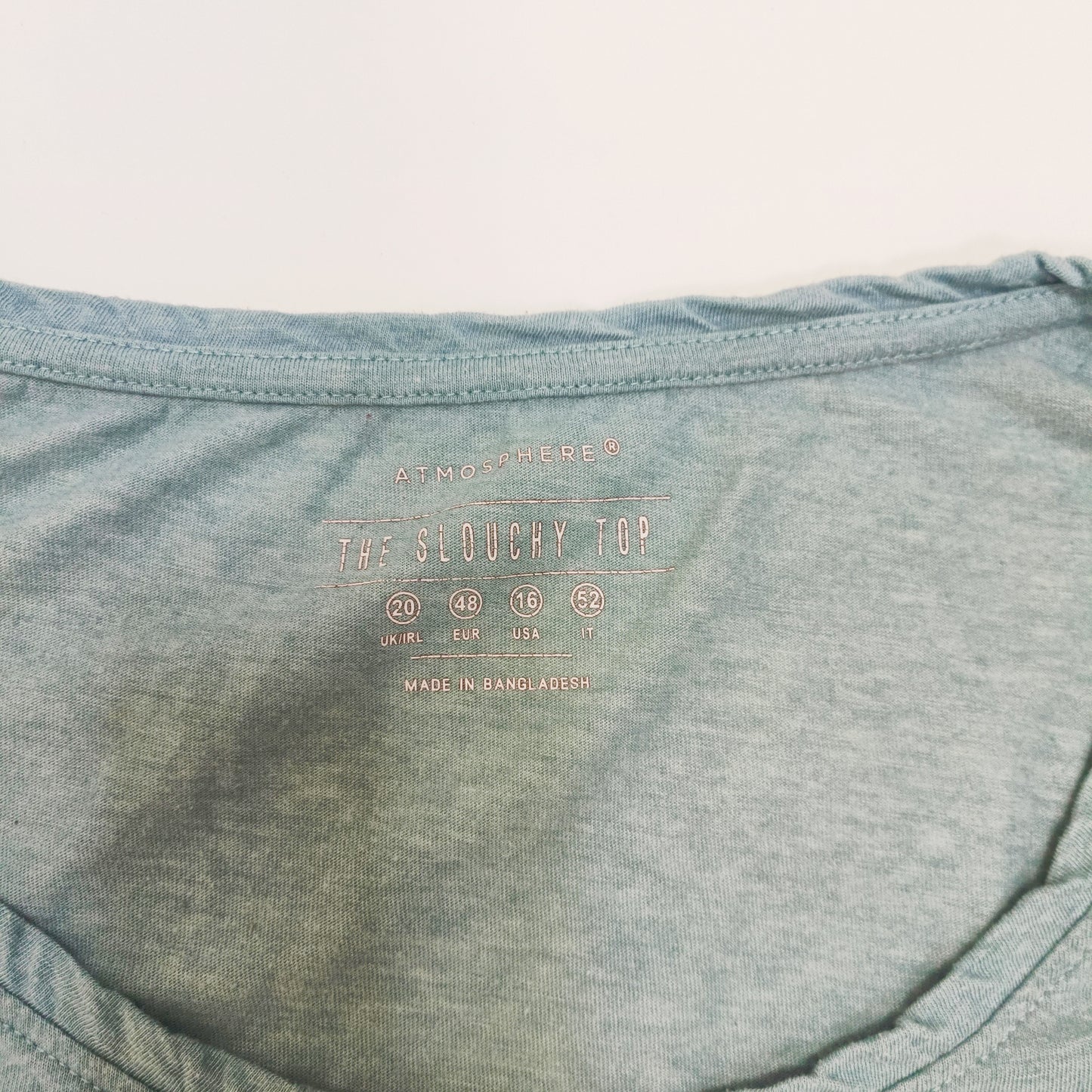 Light Blue Long Sleeve T-Shirt Size Extra Large | Preloved