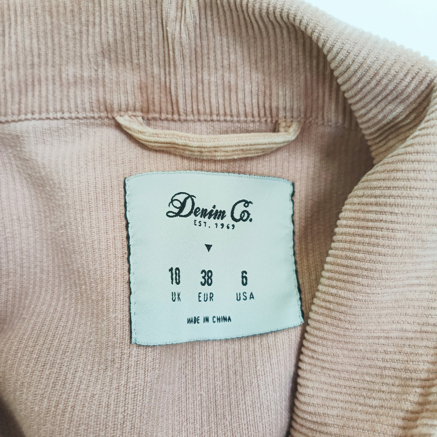 Primark Baby Pink Cropped Denim Jacket