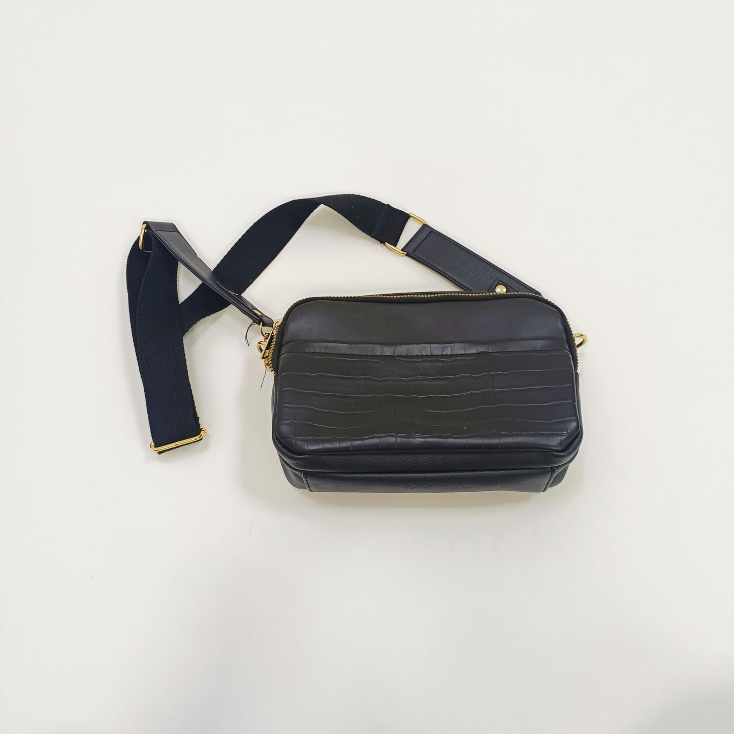 Black Crossbody Multicompartemnt Bag ONE Size  | Preloved