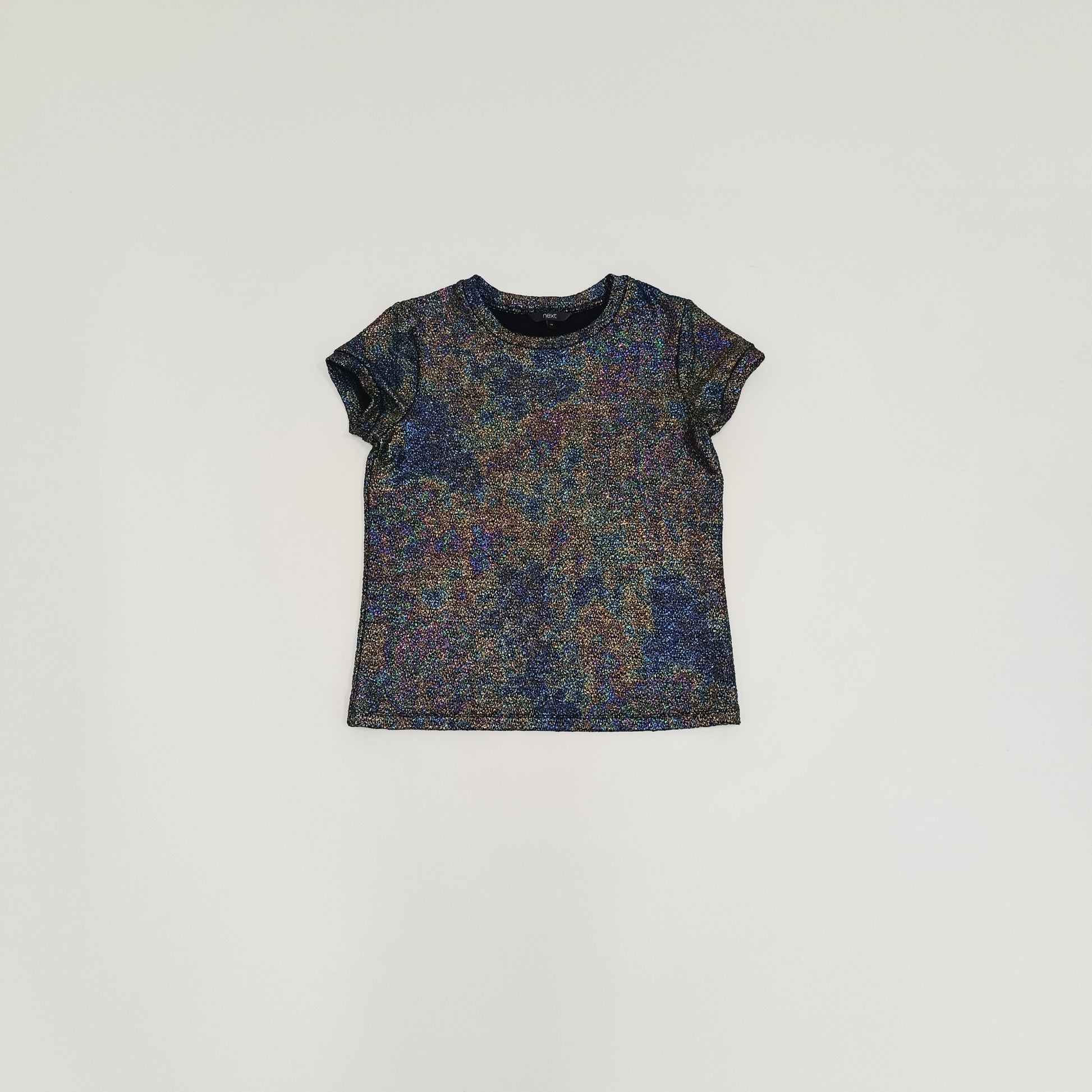 Irridescent Cap Sleeve Top Size Medium | Preloved