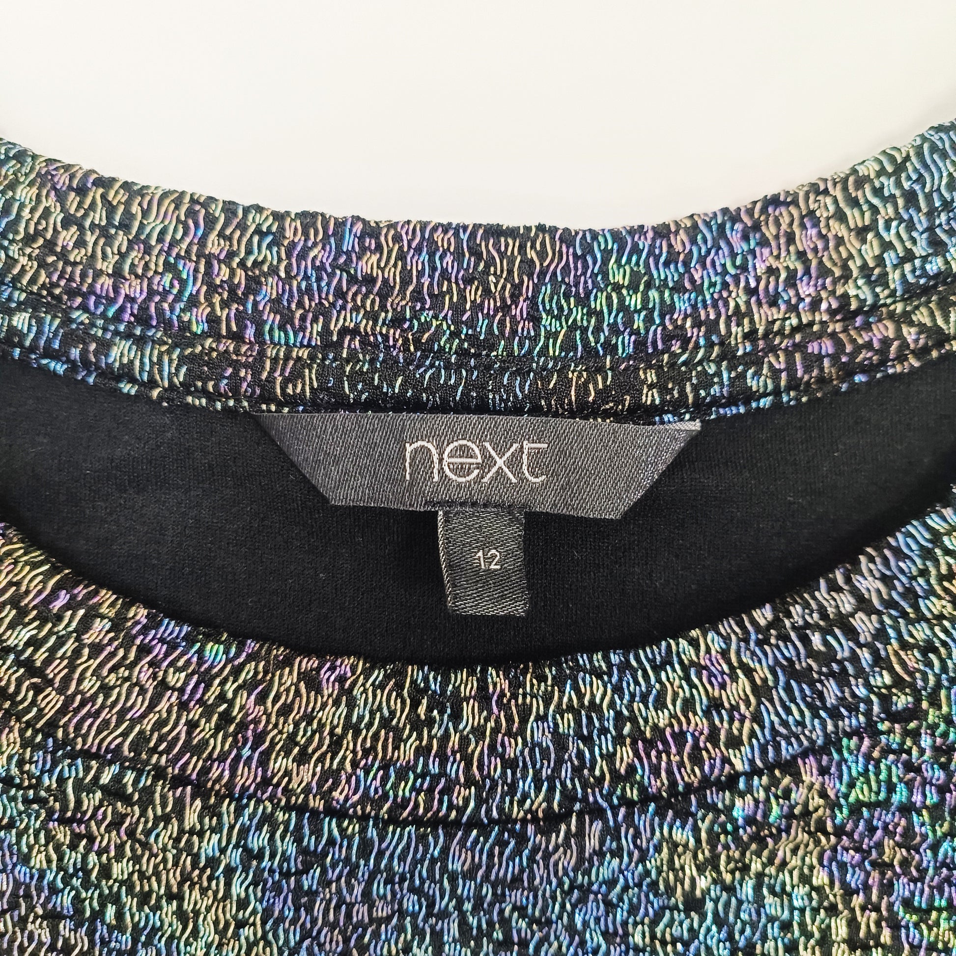 Irridescent Cap Sleeve Top Size Medium | Preloved
