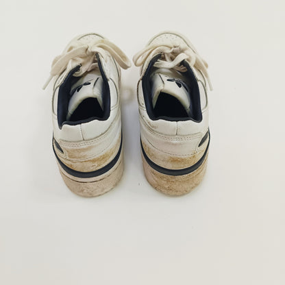 Adidas Black & White Chunky Trainers Size 4 | Preloved