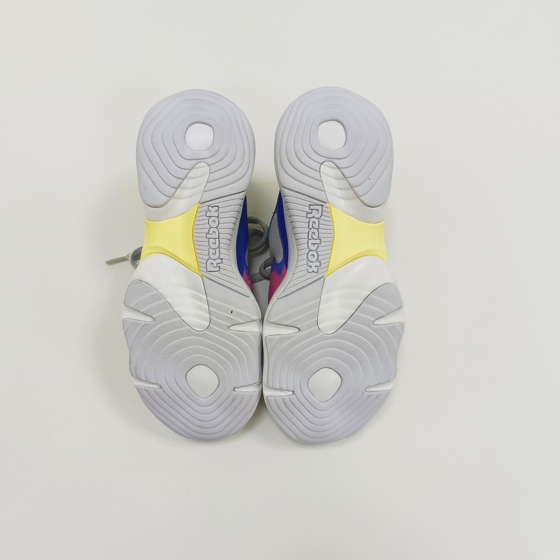 Reebok Pink & Blue Chunky Trainers Size 5 | Preloved