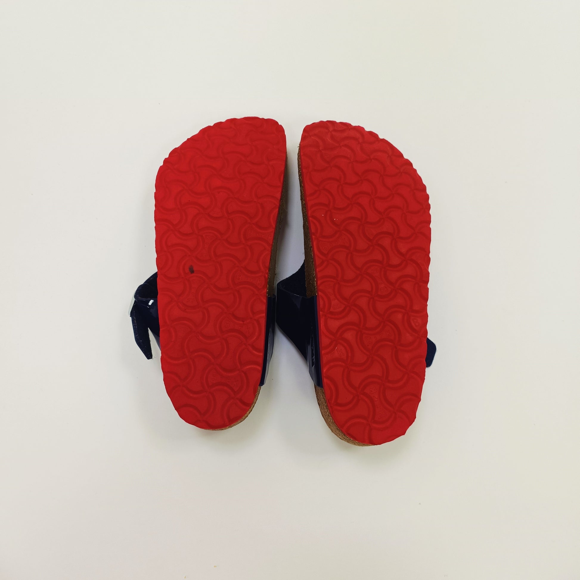 Navy Blue Toepost Flatbed Sandals Size 6 | Preloved