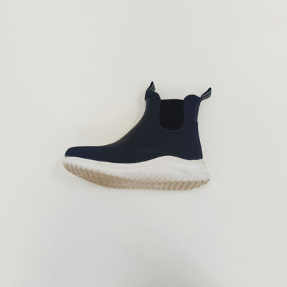 Blue With White Soles Cropped Wellies Size 6 | Preloved