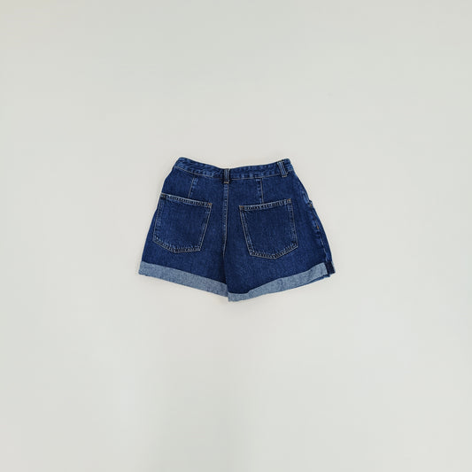 Dark Wash High Waist Denim Shorts Size Small | Preloved