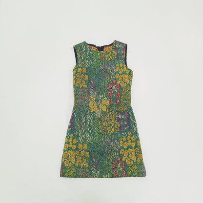 Vintage Fitted Floral Dress