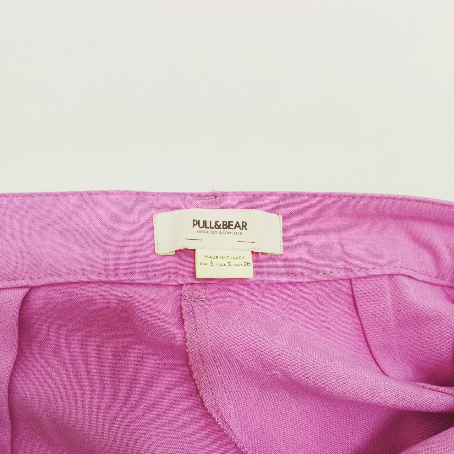 Pull & Bear Pink Wide Leg Trousers
