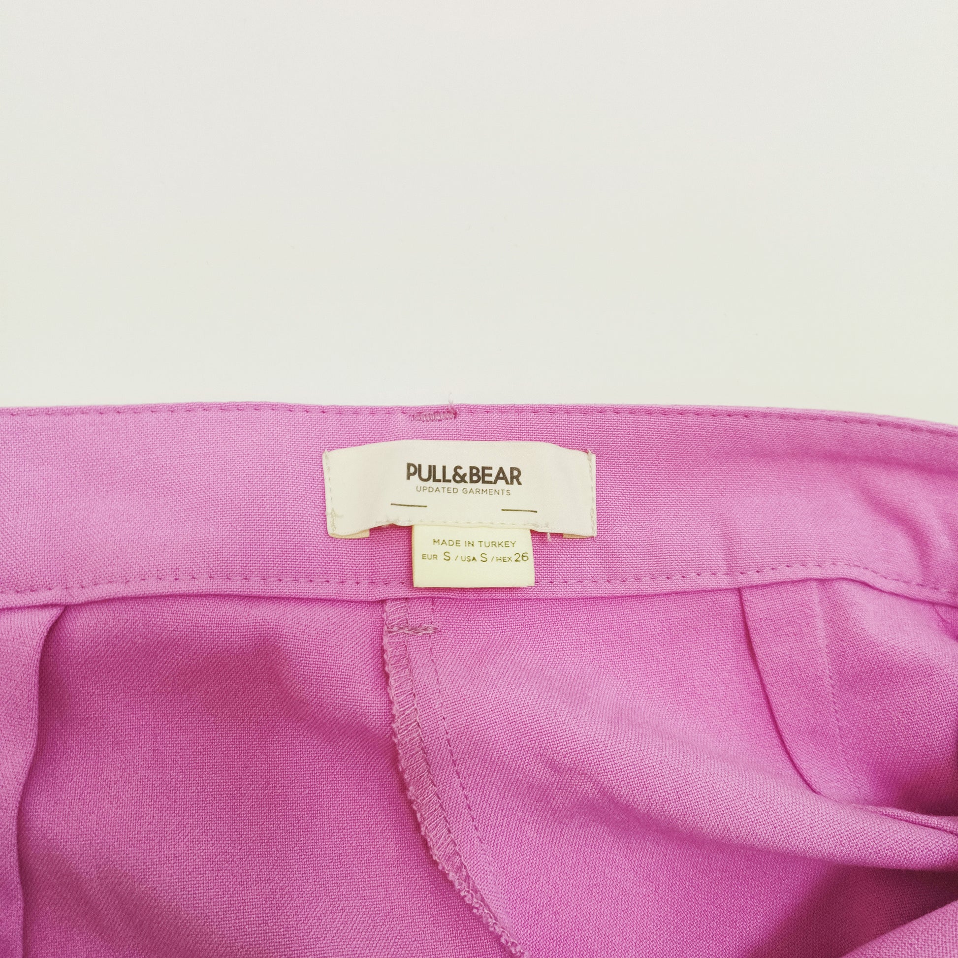 Pull & Bear Pink Wide Leg Trousers