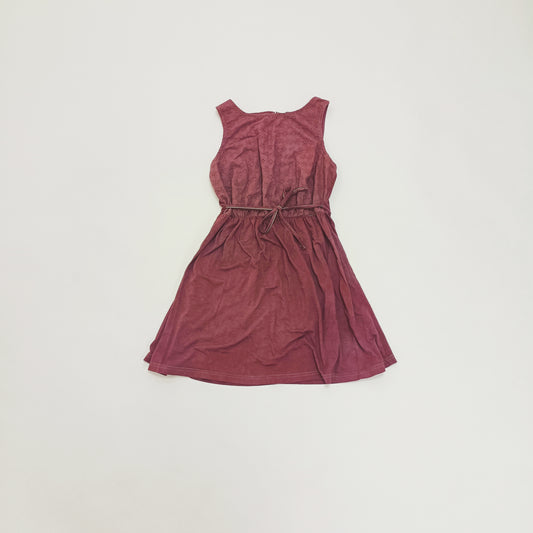 Purple Broderies Front Womens Mini Dress Size Large | Preloved