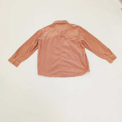 Light Pink Corduroy Womens Shacket Size Extra Large | Preloved