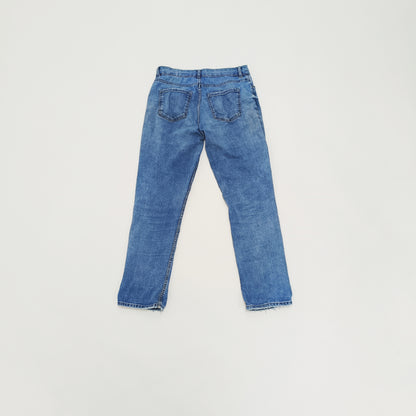 Mid Wash Straight Leg Mid Rise Womens Jeans Size Small | Preloved