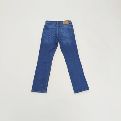 Dark Wash Straight Leg Mens Denim Jeans Size Small | Preloved