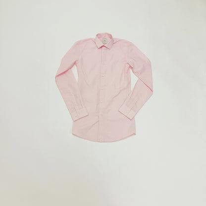 Light Pink Mens Slim Fit Dress Shirt Size Small | Preloved