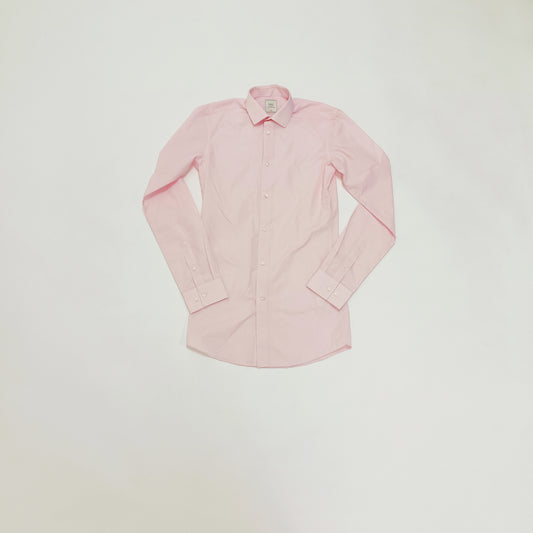 Light Pink Mens Slim Fit Dress Shirt Size Small | Preloved