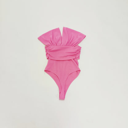 Pink Statement Bodysuit Size Small | Preloved