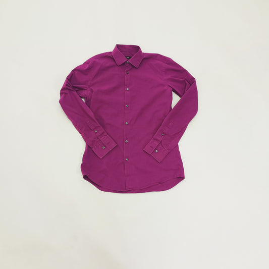 Purple Slim Fit Long Sleeve Shirt Size Small | Preloved