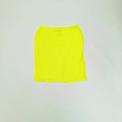 Fluorescent Yellow Sequin Festival Midi Skirt Size Extra Extra Large | Preloved