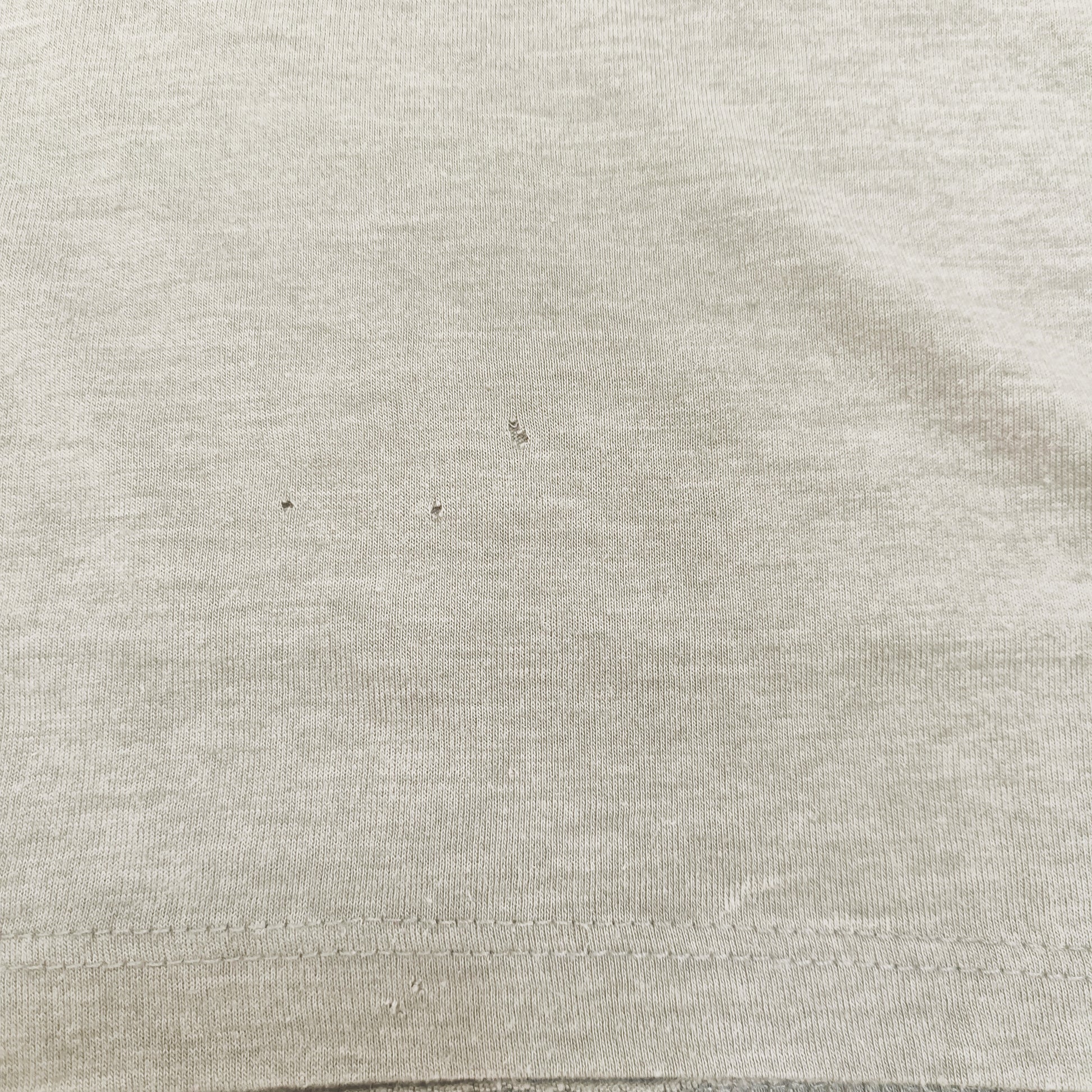 Grey Scoop Neck Womens Short Sleeve T-Shirt Size Small | Preloved