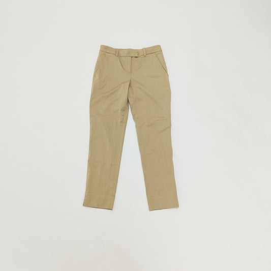 Light Brown Straight Leg Tailored Trousers Size Small | Preloved