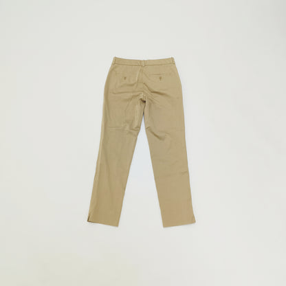 Light Brown Straight Leg Tailored Trousers Size Small | Preloved