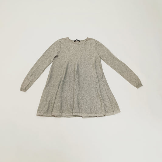 Grey Flared Mini Dress Size Medium | Preloved
