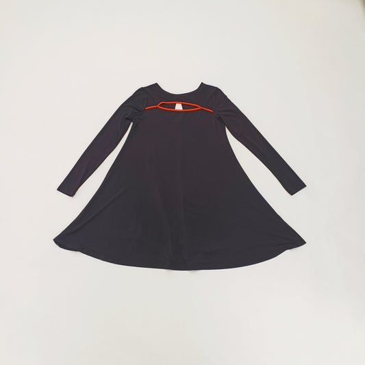 Black Cut Out Flared Mini Dress Size Small | Preloved