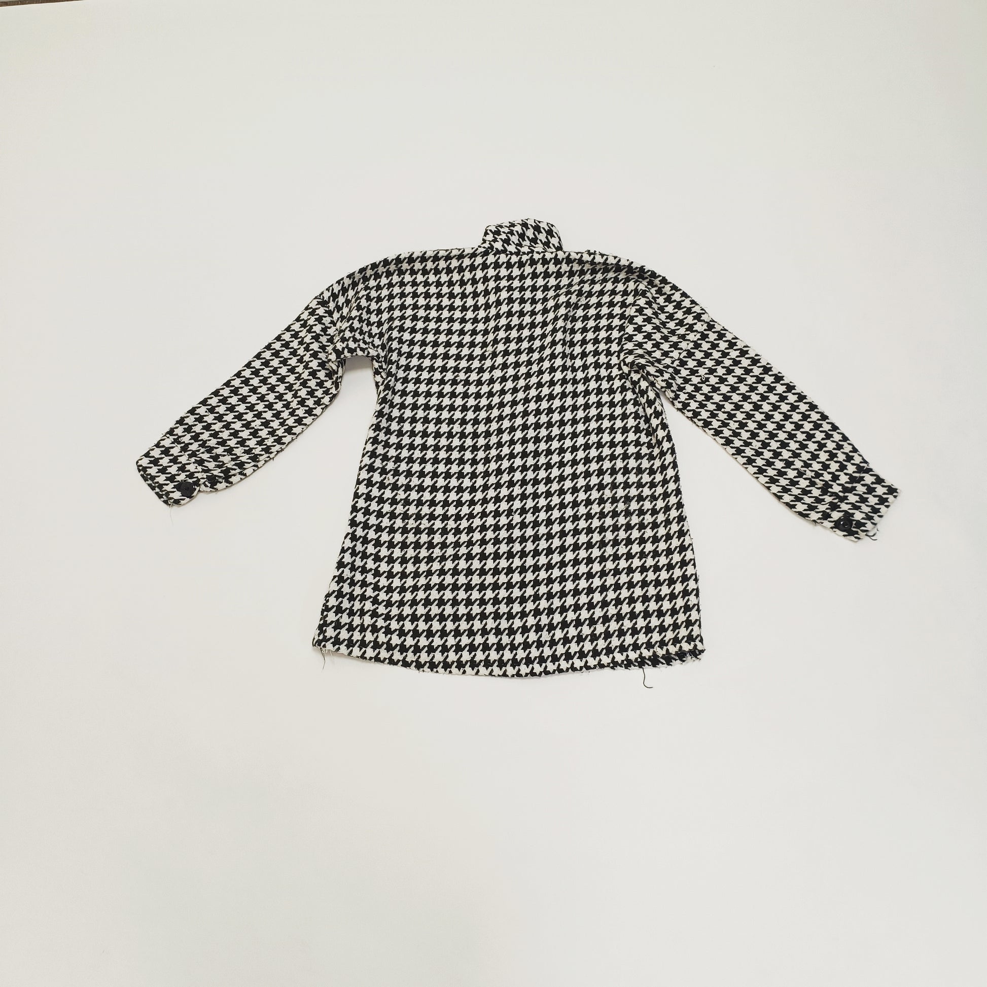 Houndstooth Long Sleeve Women's Shacket Size Medium | Preloved