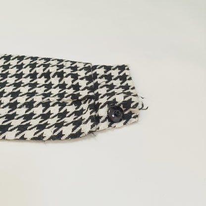 Houndstooth Long Sleeve Women's Shacket Size Medium | Preloved