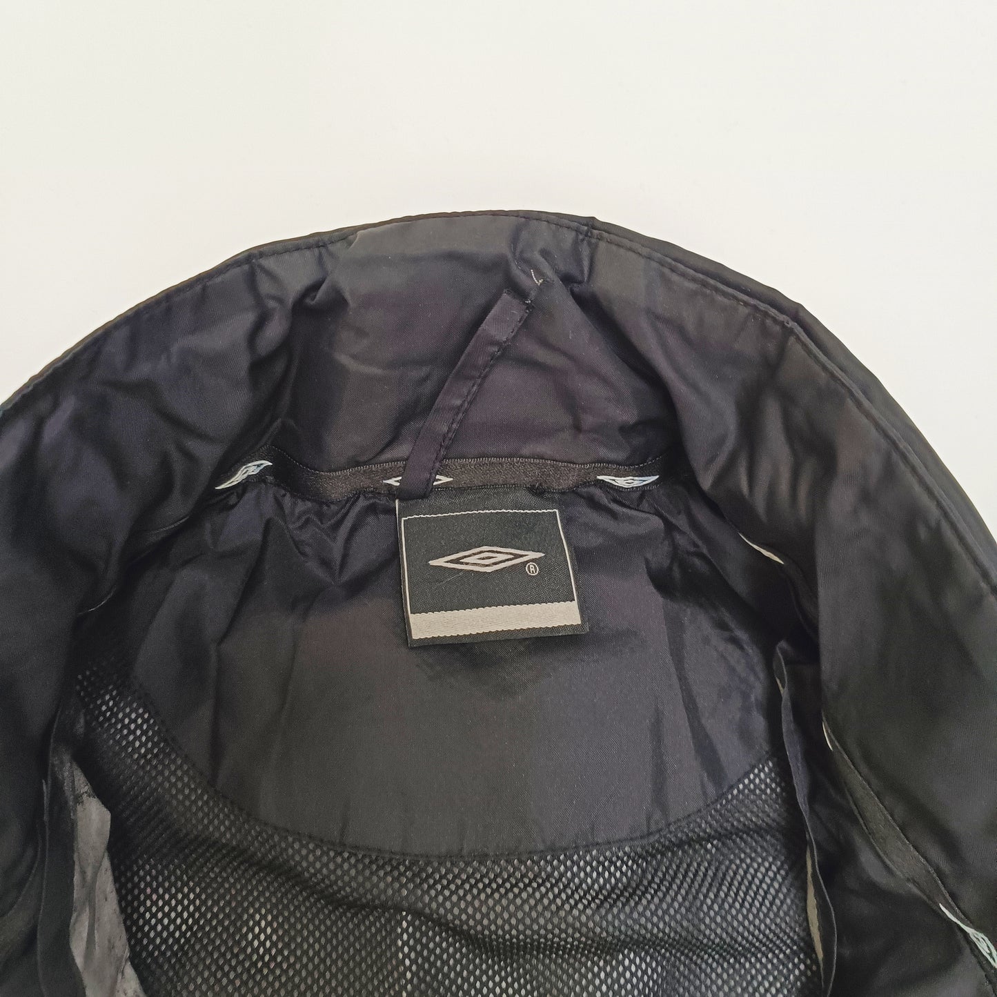 Black Sporty Zip Up Lightweight Rain Jacket Size Medium | Preloved
