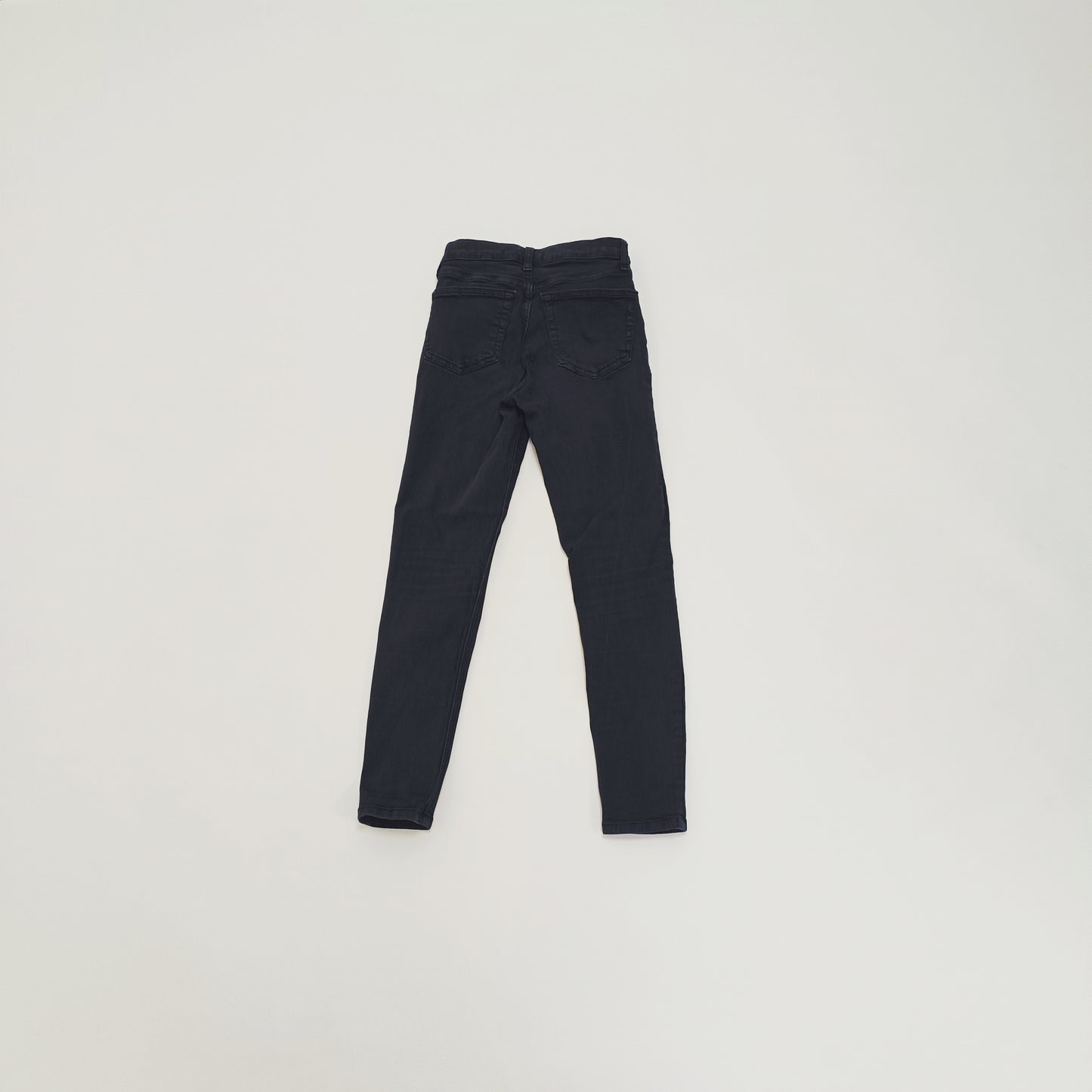 Black High Waist Skinny Leg Jeans Size Extra Small | Preloved