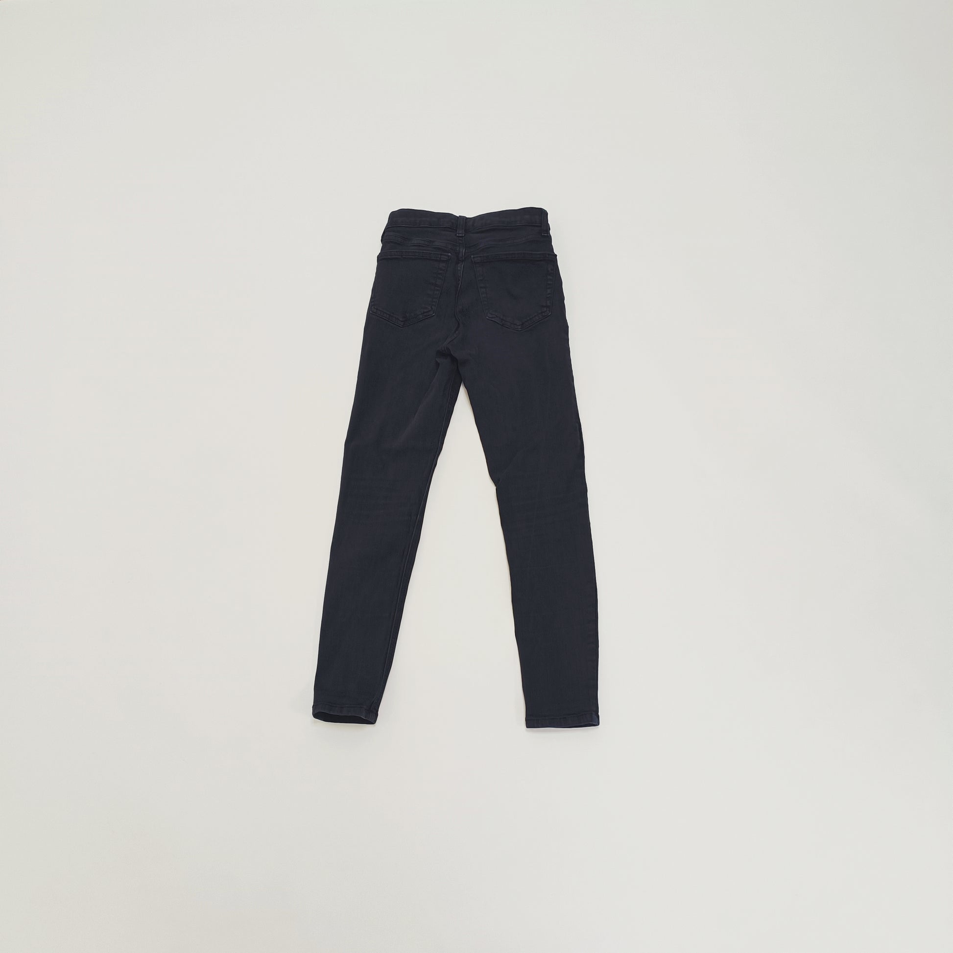 Black High Waist Skinny Leg Jeans Size Extra Small | Preloved