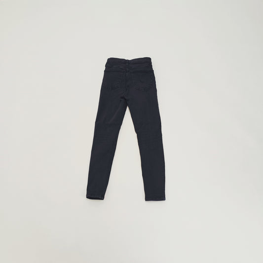 Black High Waist Skinny Leg Jeans Size Extra Small | Preloved