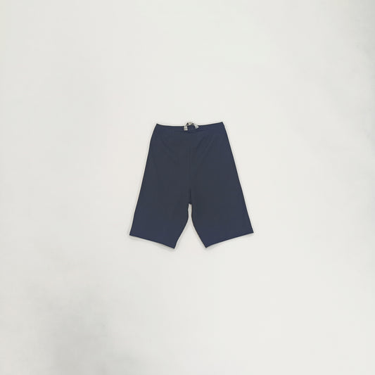 Black Ribbed High Waist Biker Shorts Size Small | Preloved