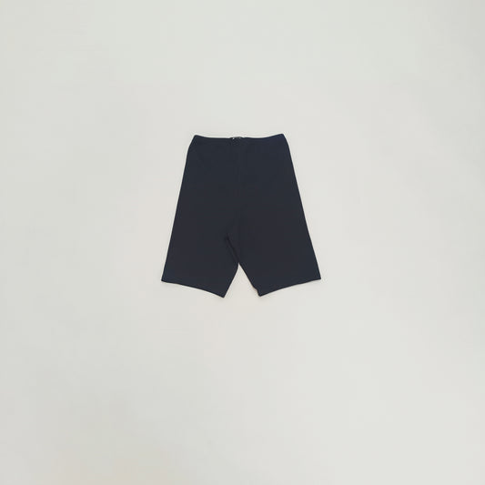 Black Ribbed High Waist Biker Shorts Size Small | Preloved
