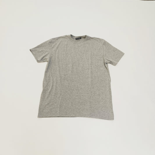 Grey Oversized Crew Neck T-Shirt Size Small | Preloved